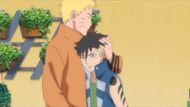 Kawaki and Naruto as seen in the anime adaptation of the manga series (Image credits: Studio Pierrot)